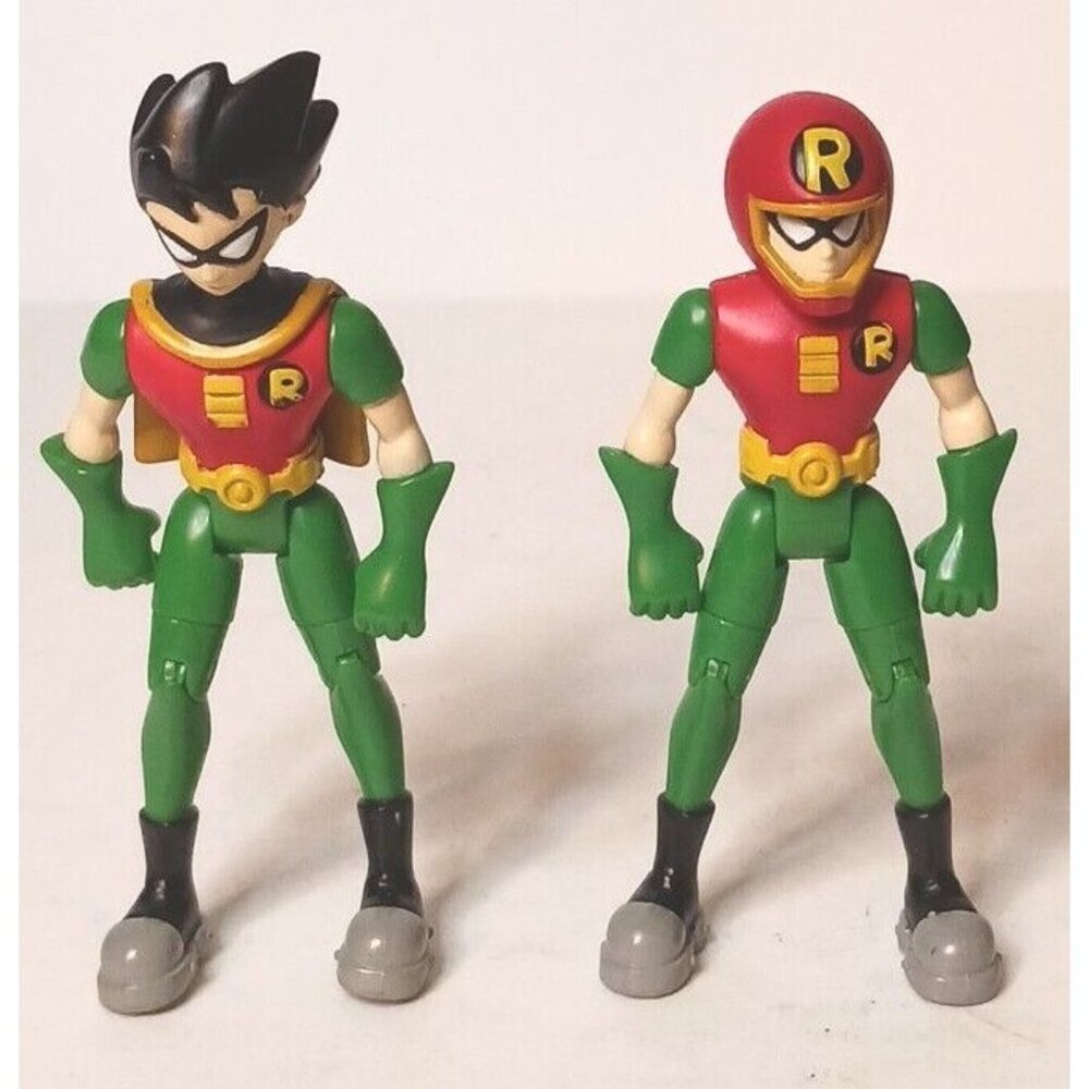 DC Comics Teen Titans Robin 2 Action Figures Robin With Red Motorcycle Helmet